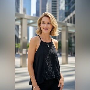 Hollister Charcoal Halter Top